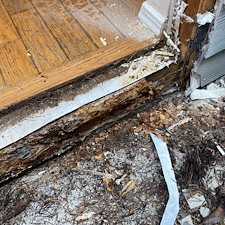 Window door dry rot repair