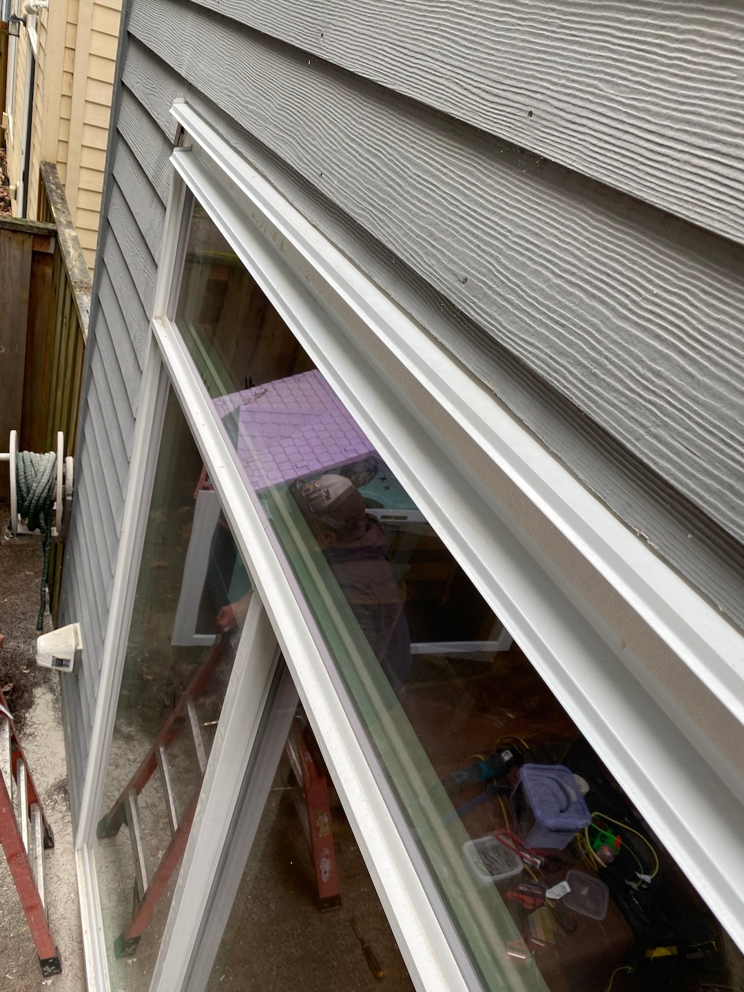 Window door dry rot repair